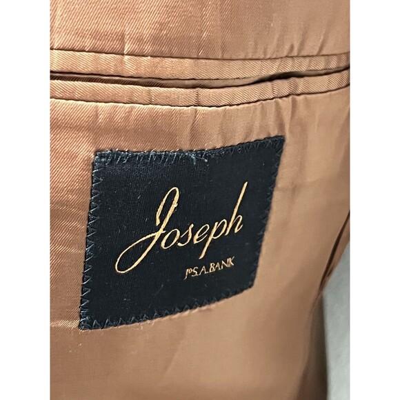 Jos A Bank Joseph Sport Coat Mens Size 41R SLIM FIT Blazer Wool Gray Jacket - Picture 10 of 16